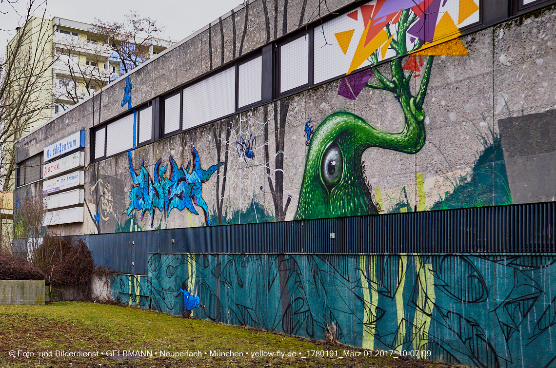 01.03.2017 - die Abrissbaustelle Quiddezentrum in Neuperlach